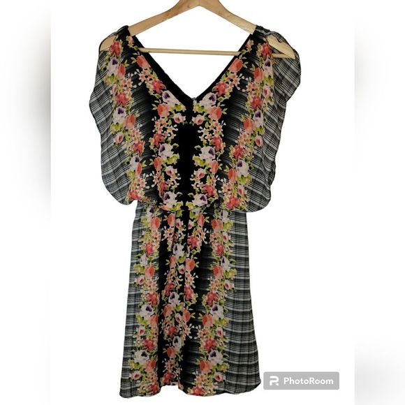 Candie's Dresses & Skirts - Candies Multi Print Cap Sleeve Mini Dress Size Small